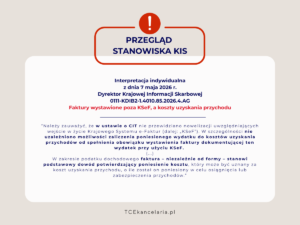 Faktury wystawione poza KSeF, a KUP